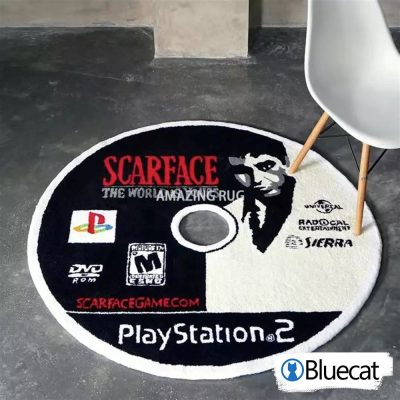 Scarface Playstation 2 CD Rug Carpet