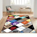 Sneakers Sneakers Doormat Sneakers Rug Shoes Box Rug Street Fashion Flying Jordan Mat Sneaker Room Decor Living Room Rug Popular Rug trungten 1YXET