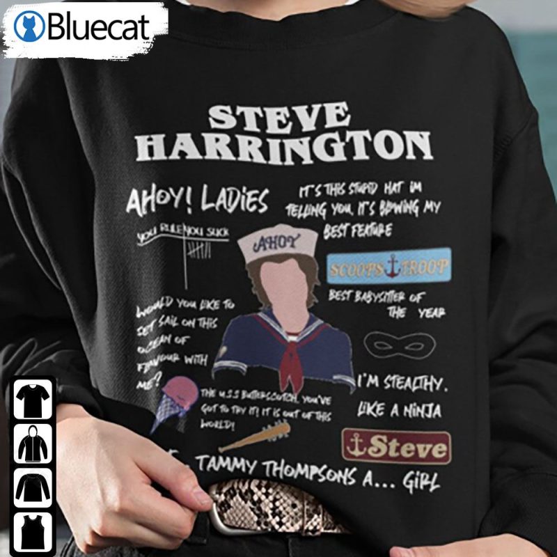Steve Harrington Shirt Hellfire Club Stranger Things Season 4