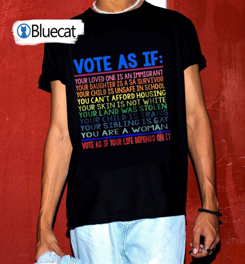 Womens Vote For Your Rights Shirt 2