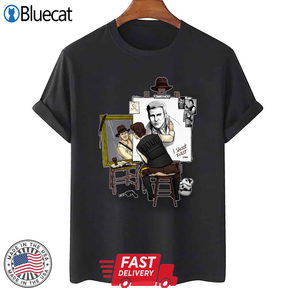 A Hero Selfportrait Harrison Ford Unisex T-shirt