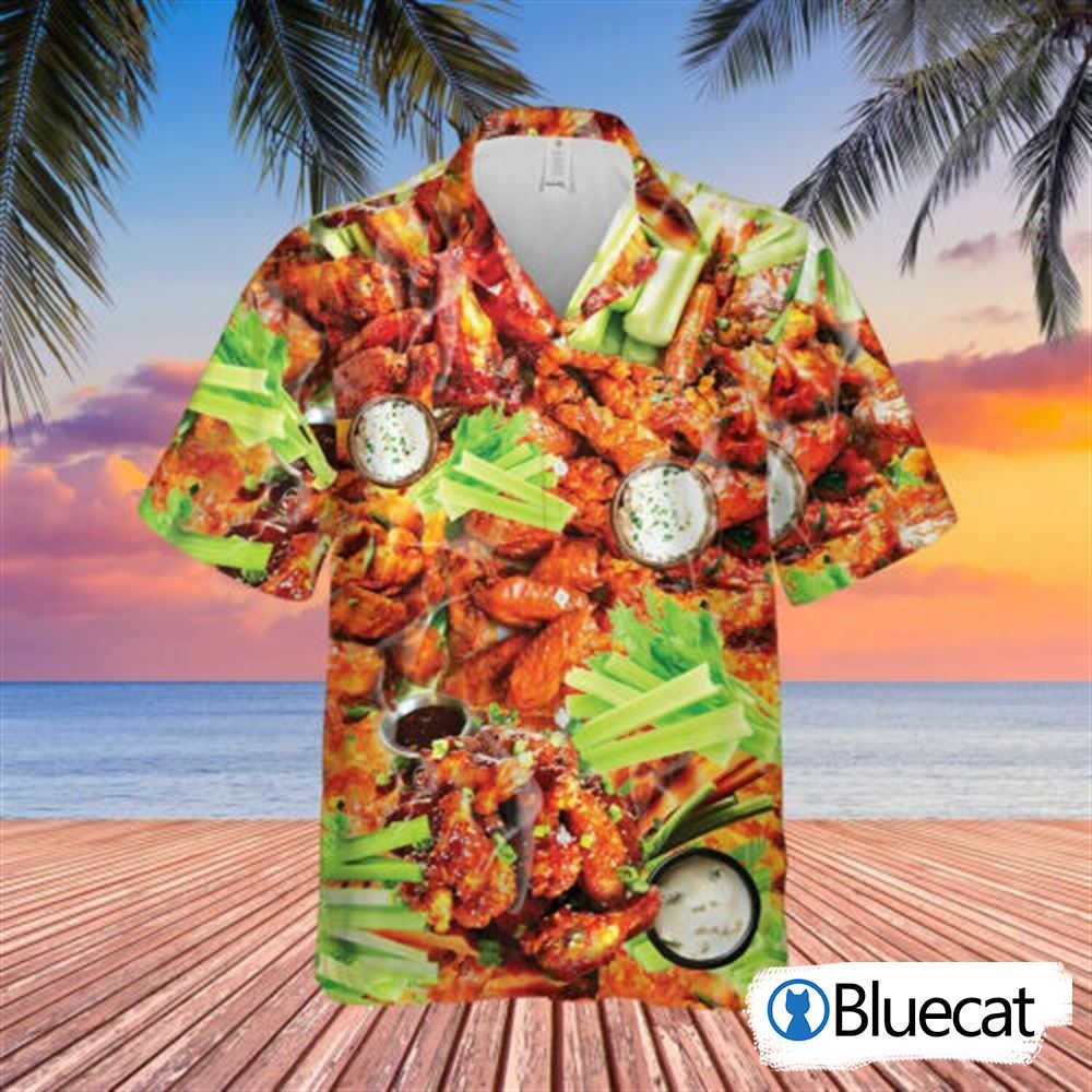 Ain_t Nothing Chicken Wing Unisex Hawaiian Shirt