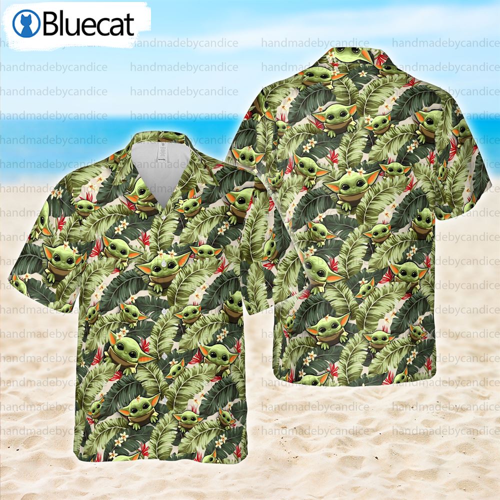 Baby Yoda Star Wars Unisex Hawaiian Shirt Gift For Him