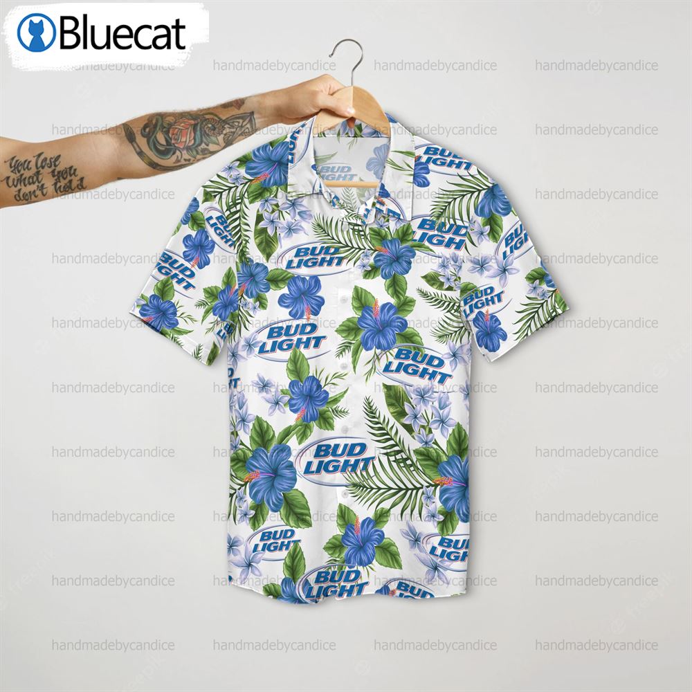 Flamingo Floral Chicago Cubs Hawaiian Shirt - Bluecat