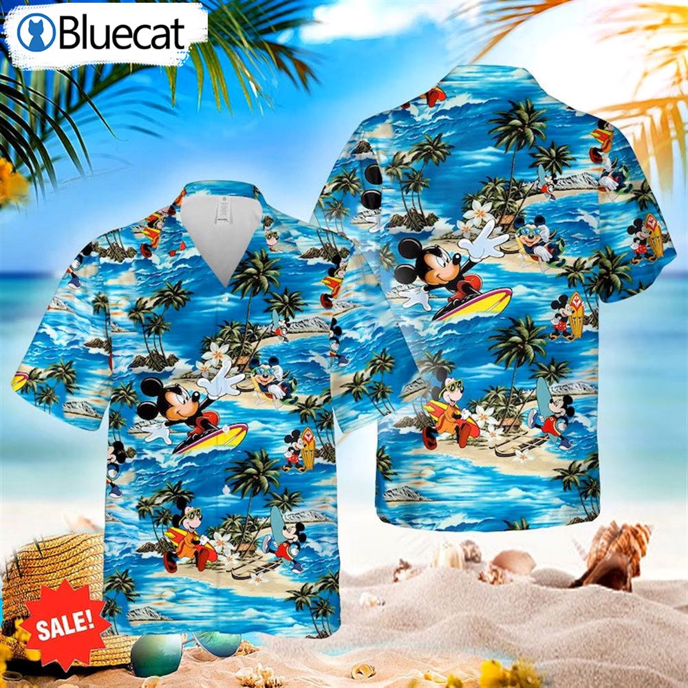 Disney Mickey Hawaiian 3d Shirt