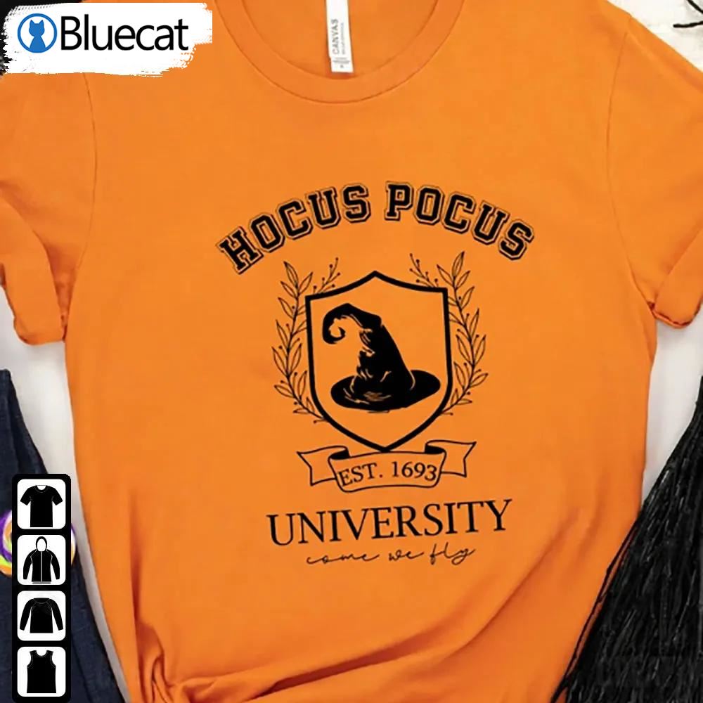 Halloween Hocus Pocus University Shirt Sanderson Sister