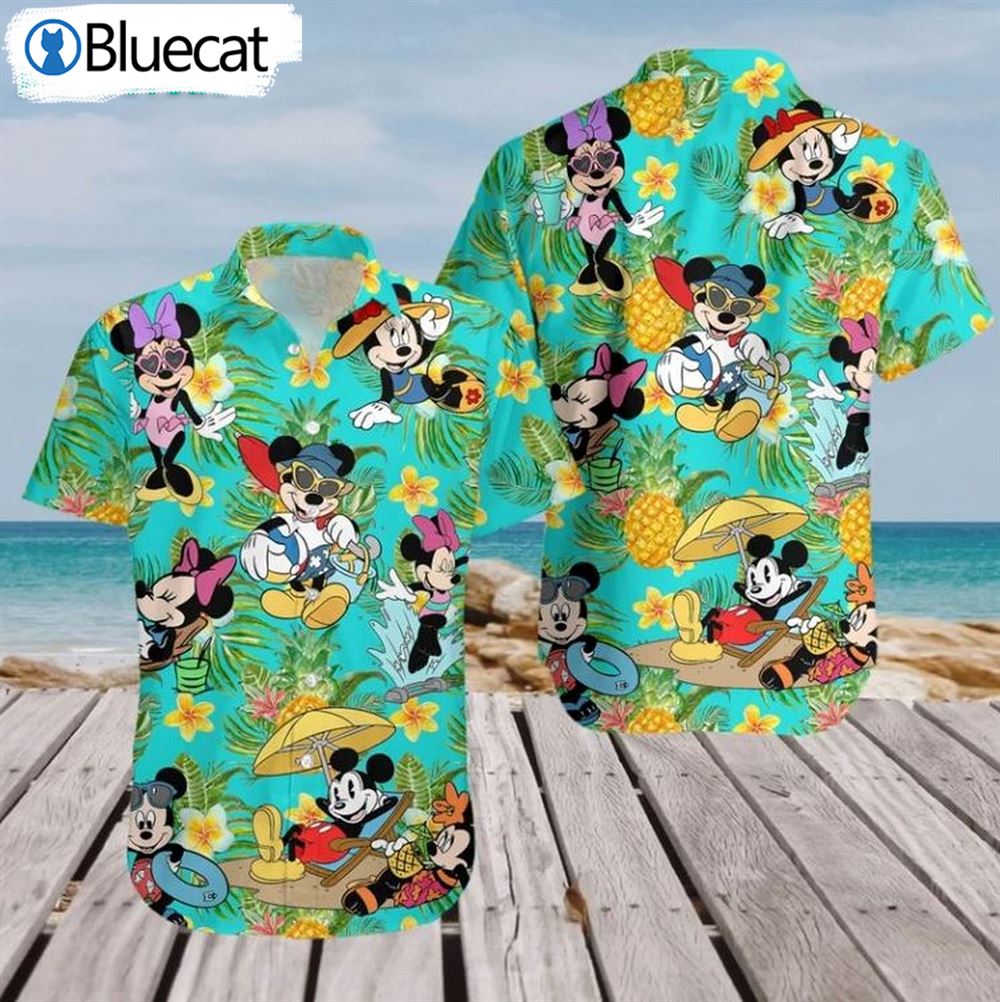 Mickey Mouse Disney Summer Hawaiian Shirt Tropical 2022