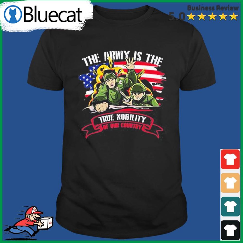 Military Support Proud American Army Usa Flag Shirt