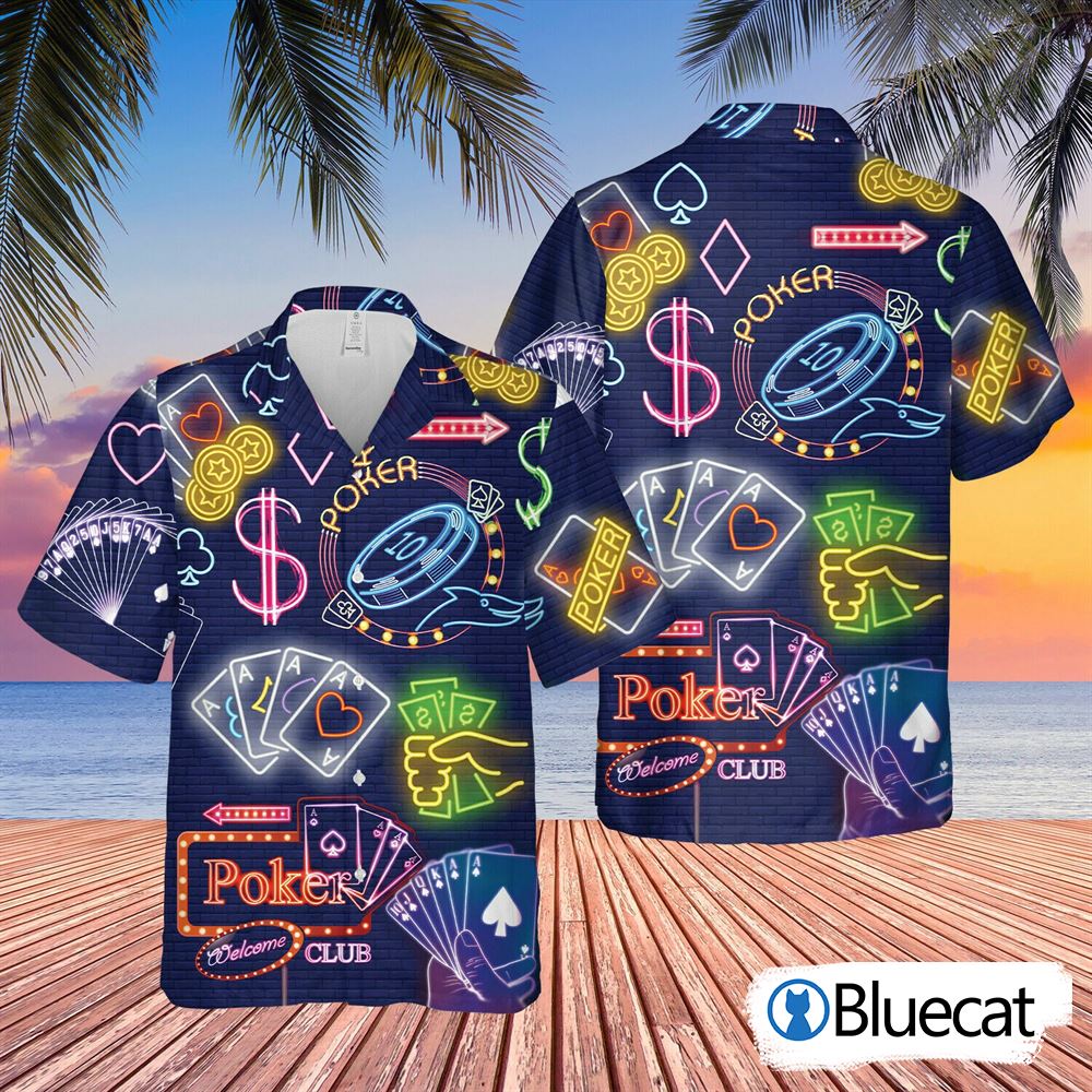 No Poker No Party Unisex Hawaiian Shirt