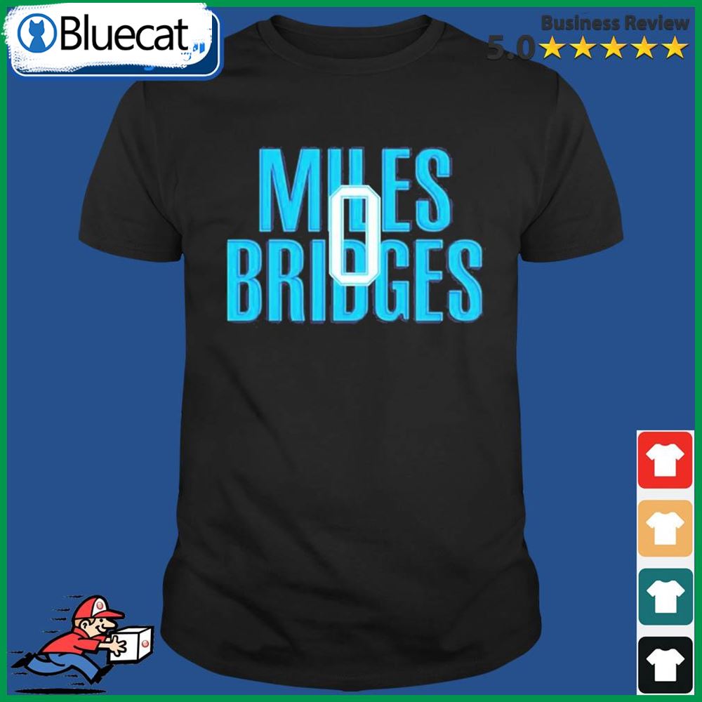 Official Typography Miles Bridges 0 Nba Basketball Player Shirt