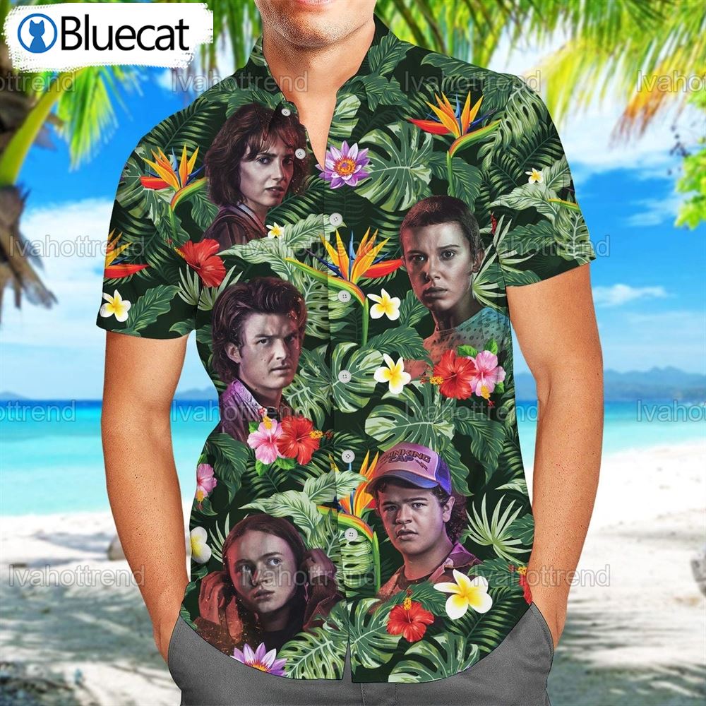 Strangerthings Characters Hawaii Shirt