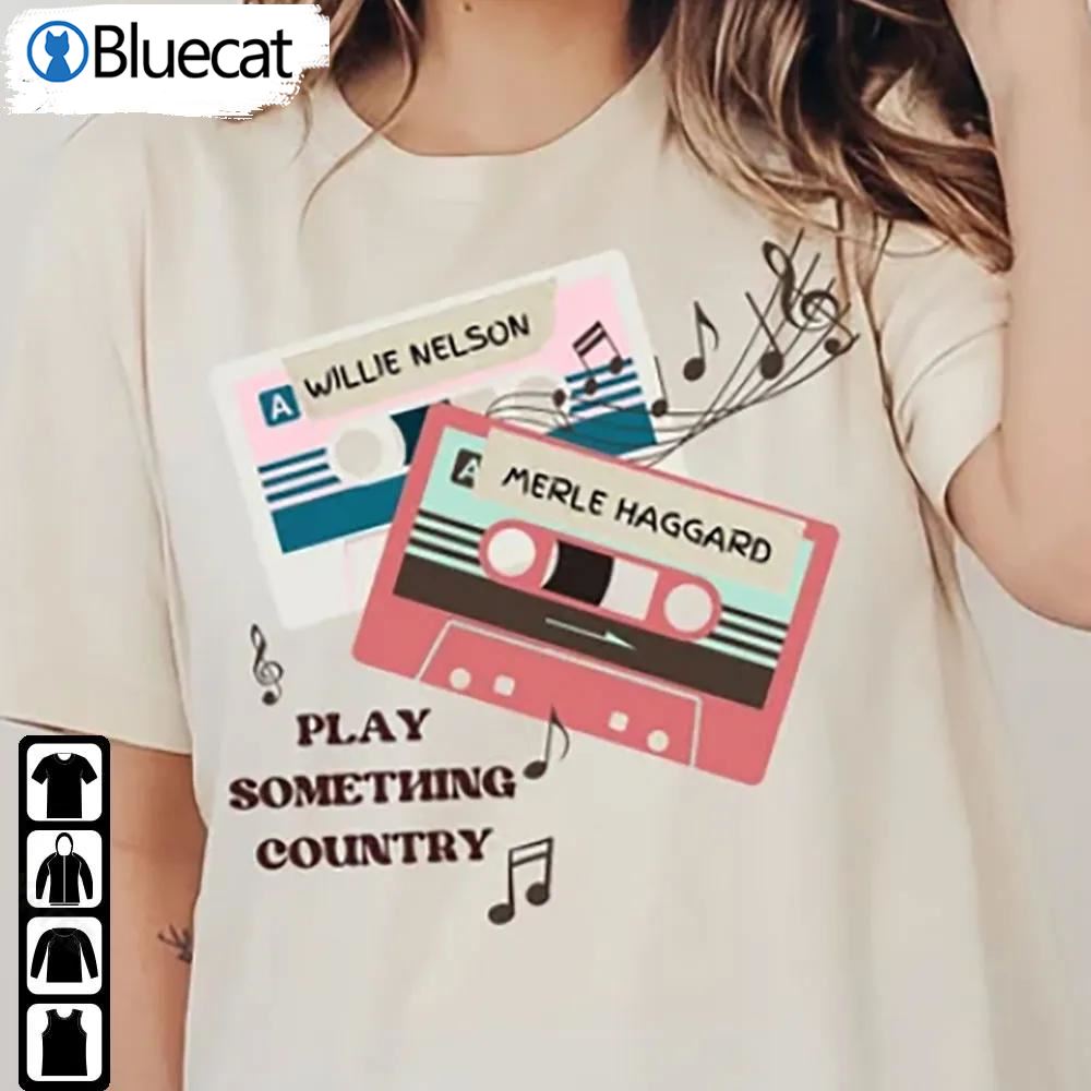 Styles Retro 90s Country Cassette Tapes Shirt Cowgirl Country Music