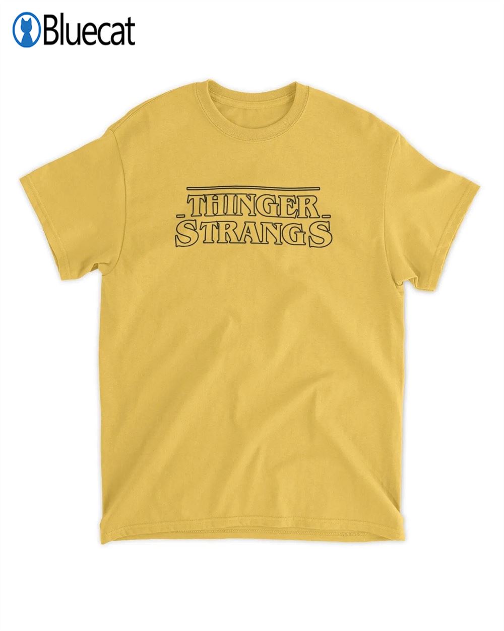 Thinger Strangs Yellow Shirt