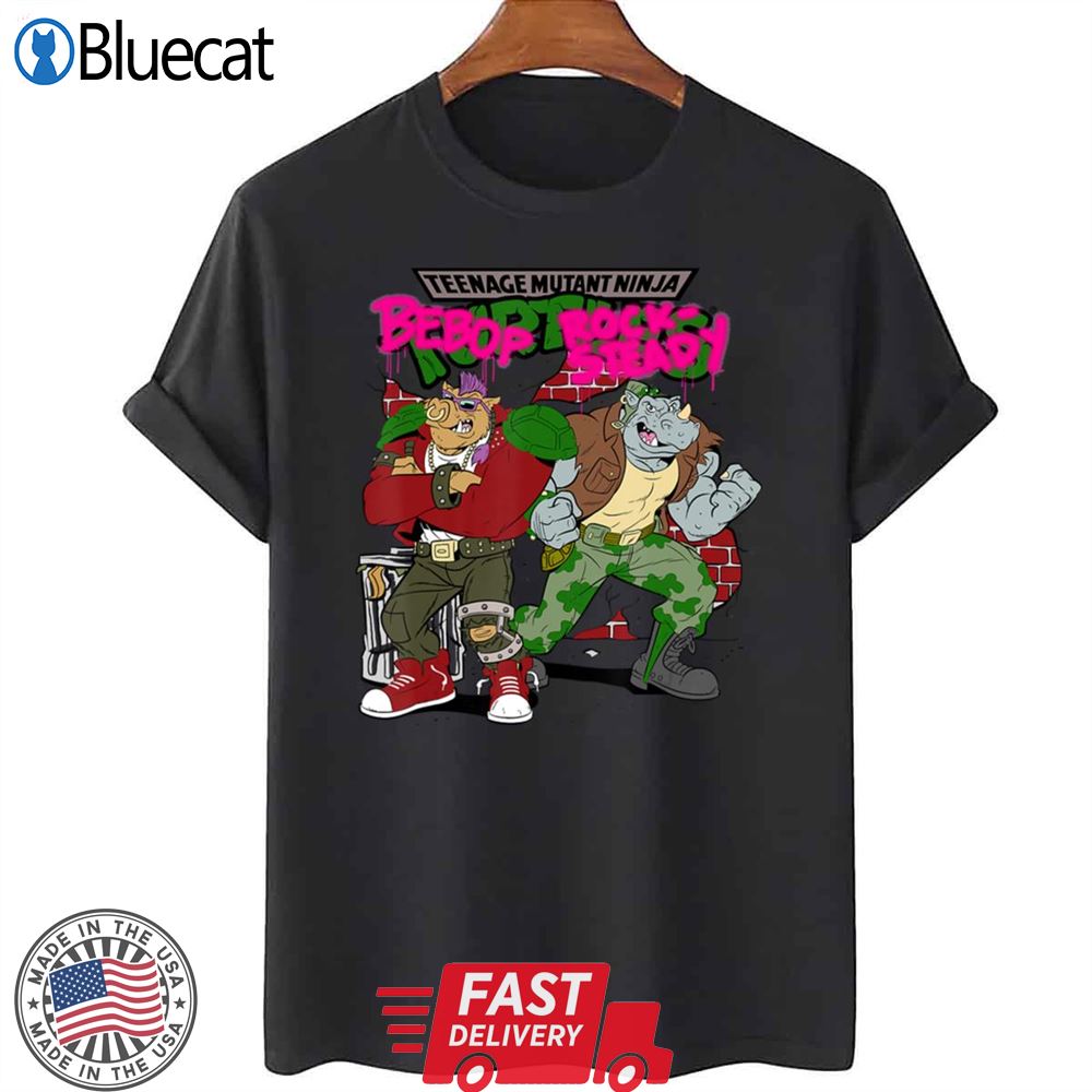 Tmnt Bebop And Rocksteady Graffiti Unisex T-shirt