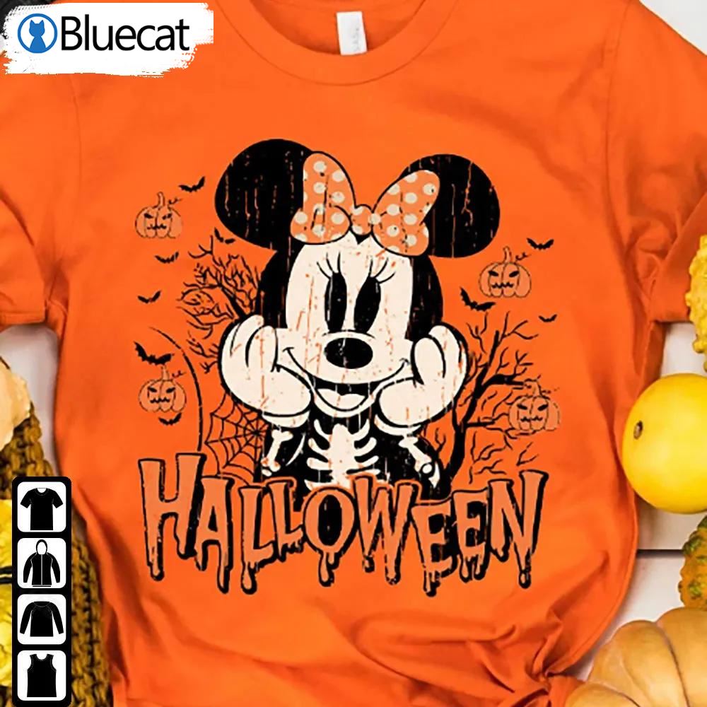 Vintage Disney Minnie Halloween Shirts Disney Halloween Family Matching