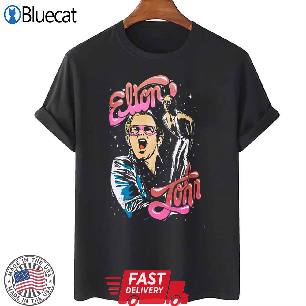 Vintage Elton John Fanart Unisex T-shirt