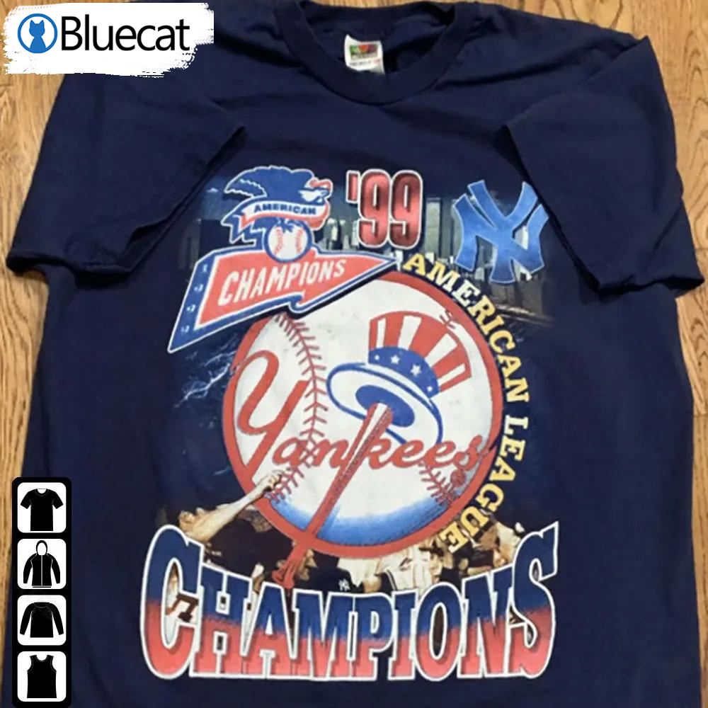 Vintage Yankees 99s American League Champions Shirt Ny Yankees Mlb