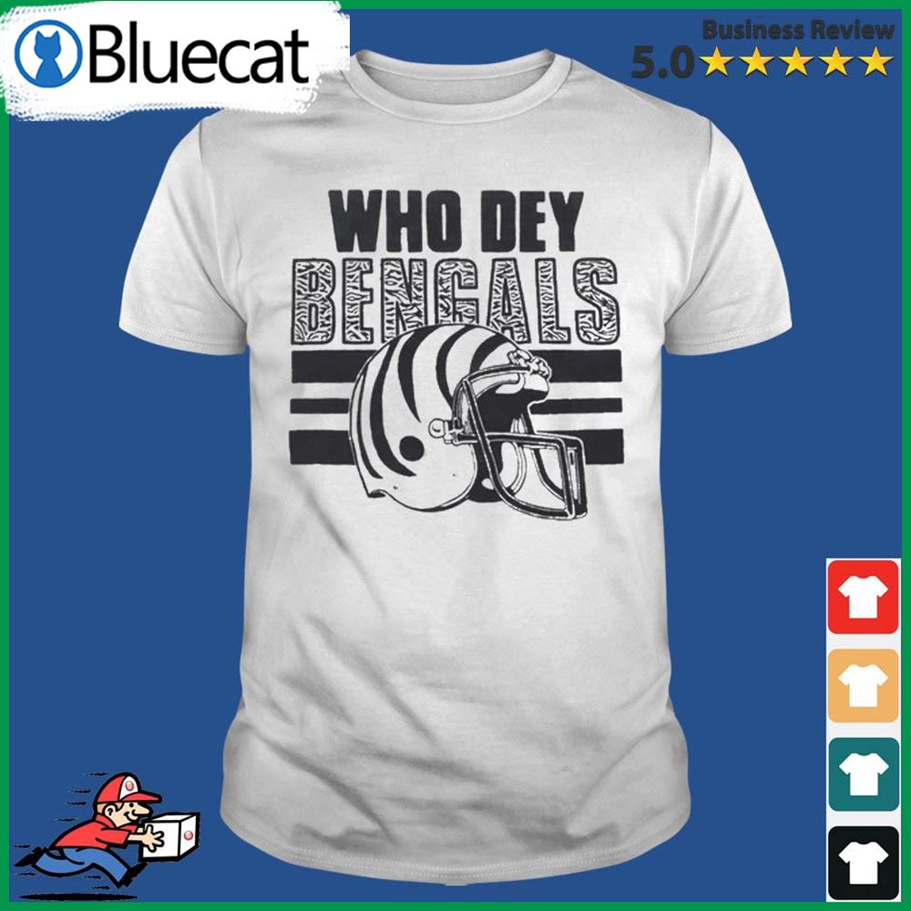 Cincinnati Bengals White Bengal Long Sleeve Tee