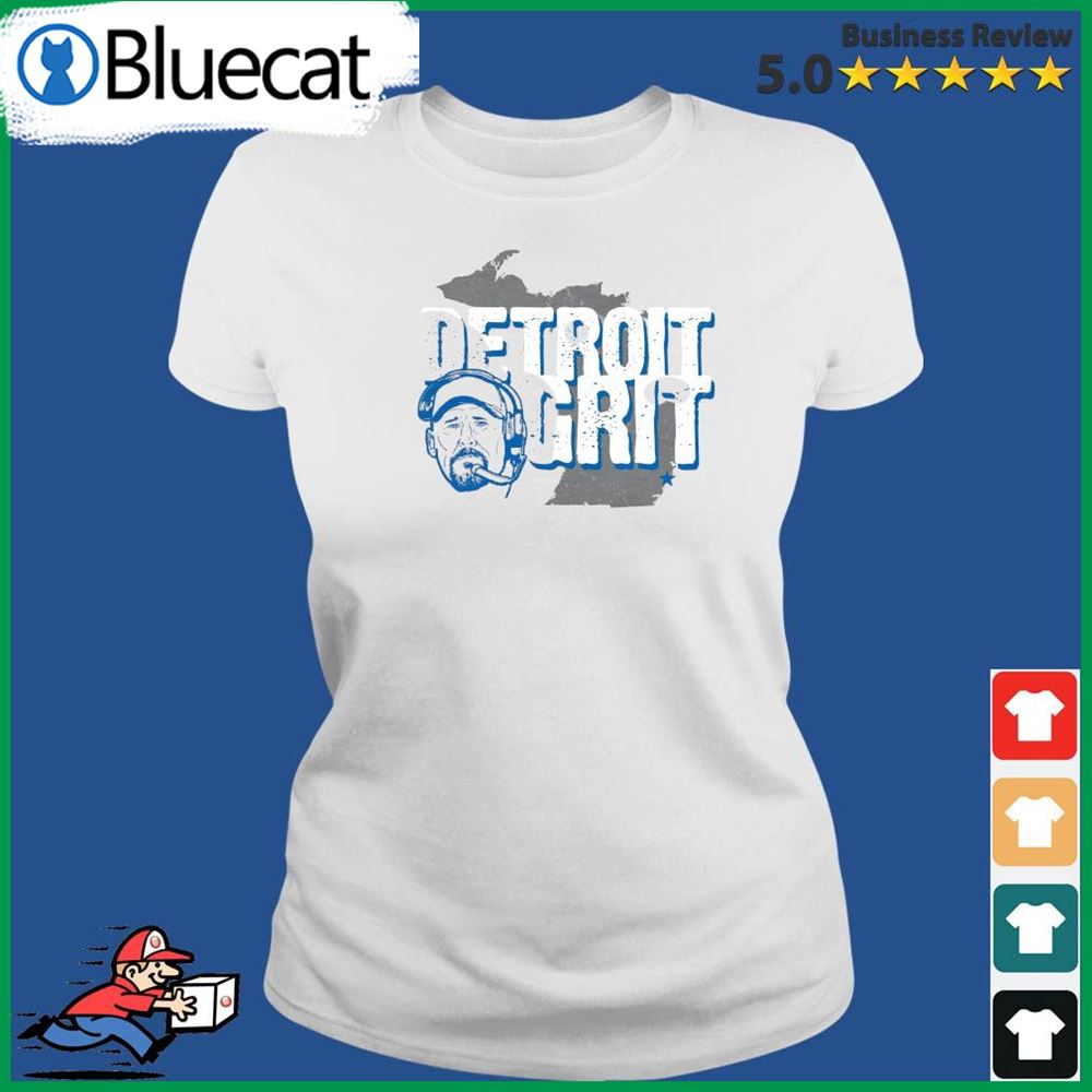 Detroit Grit Detroit Lions Football Shirt - Bluecat