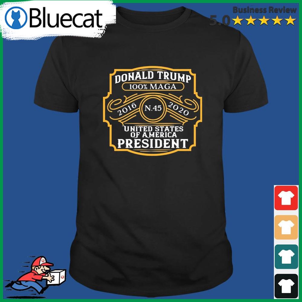 Donald Trump Vintage Label United States Of America President Shirt