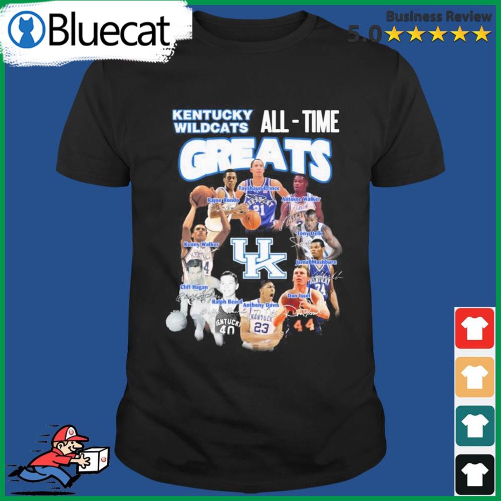 Kentucky Wildcats All-time Greats Team Signatures Shirt