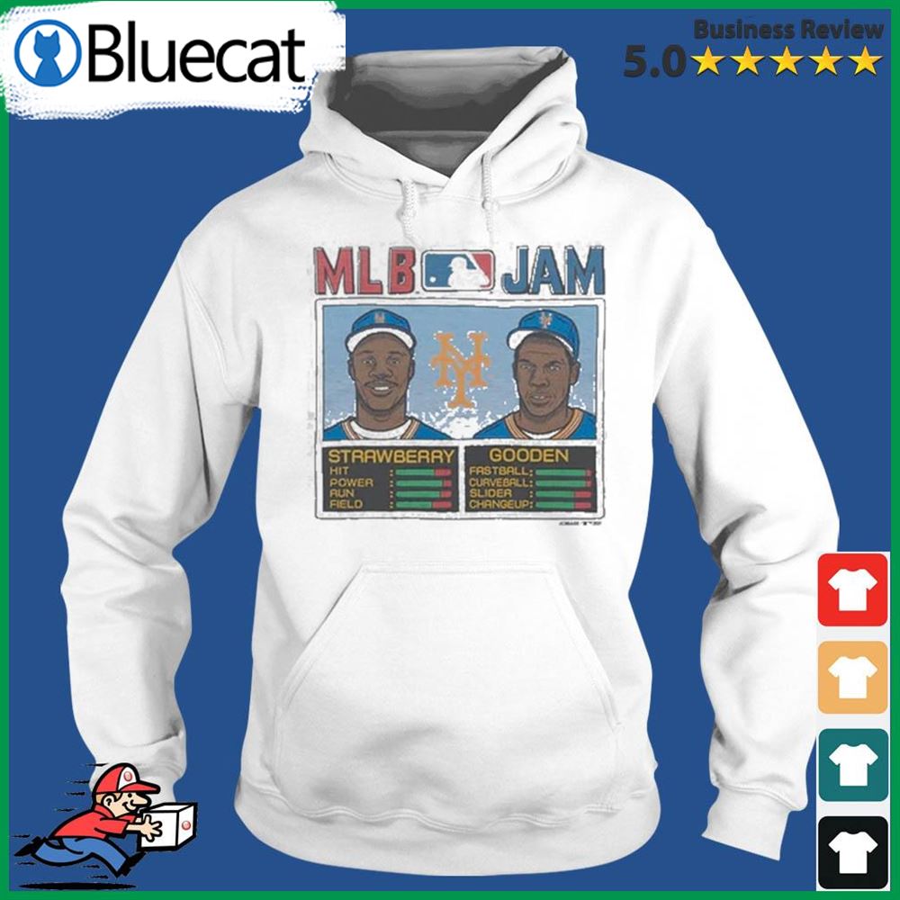 Mlb Jam New York Mets Strawberry And Gooden Shirt - Bluecat