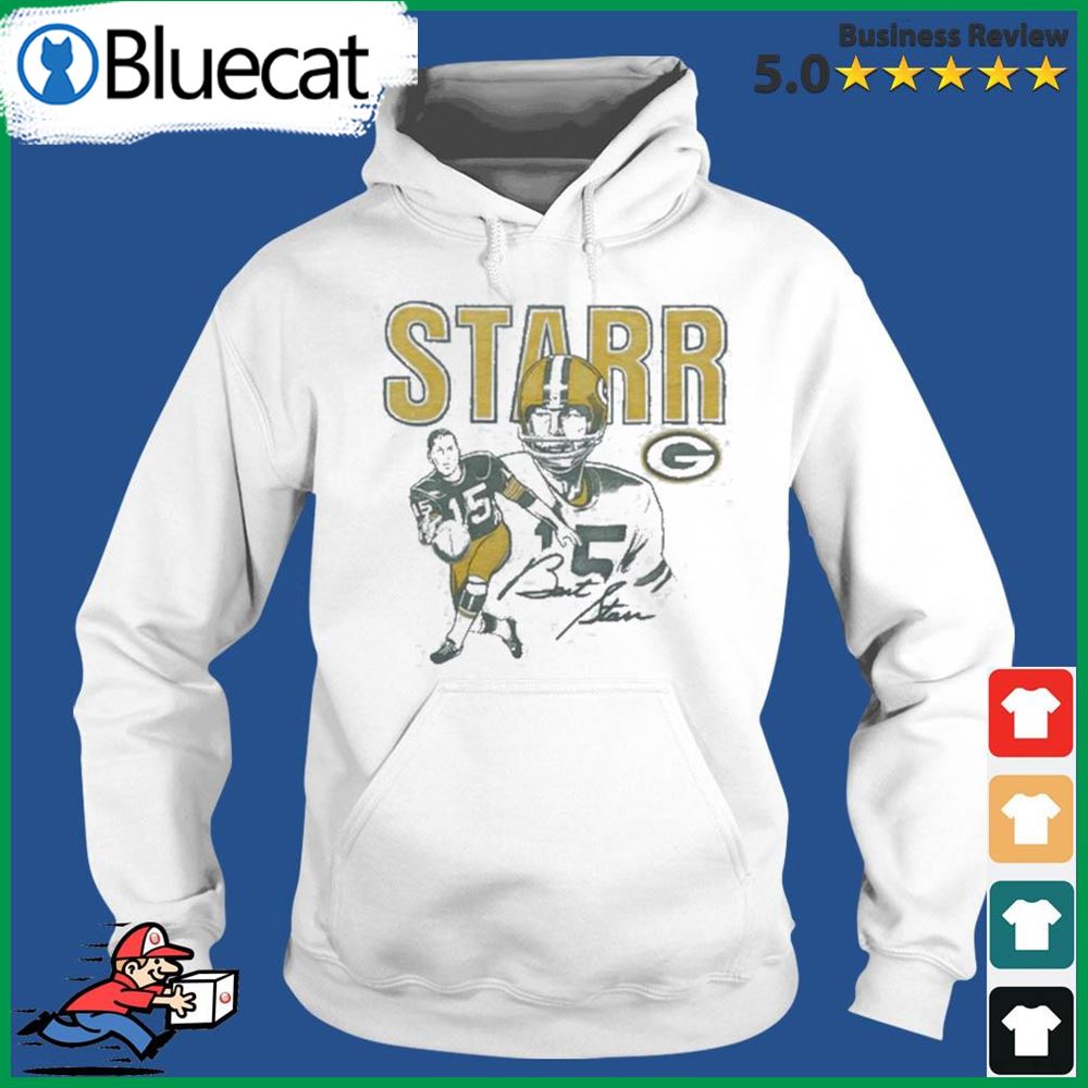 Bart Starr Green Bay Packers signature shirt - Online Shoping