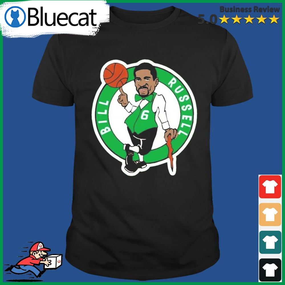 Rip Bill Russell T-shirt Rest In Peace Boston Celtics Team