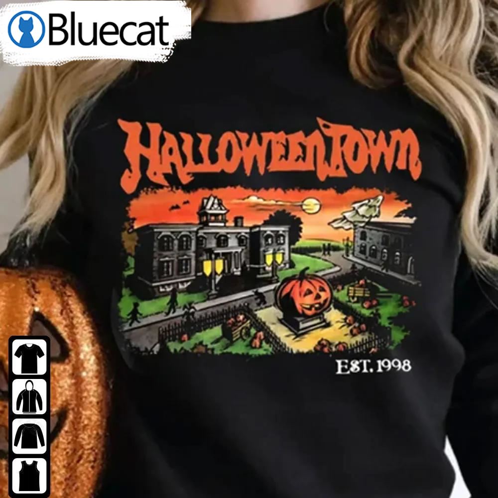 Vintage Halloweentown University Est 1998 Sweatshirt Halloween Merch Gifts