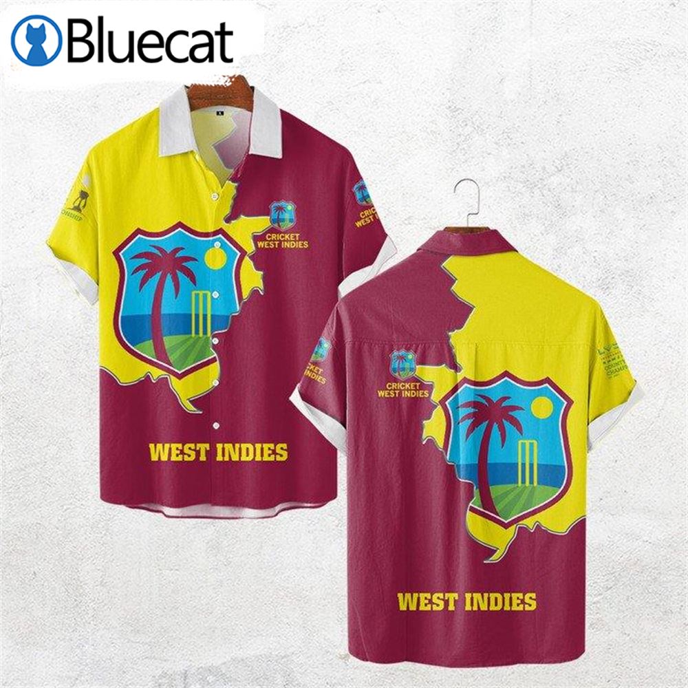 West Indies Cricket Ligue 1 Hawaiian Shirt
