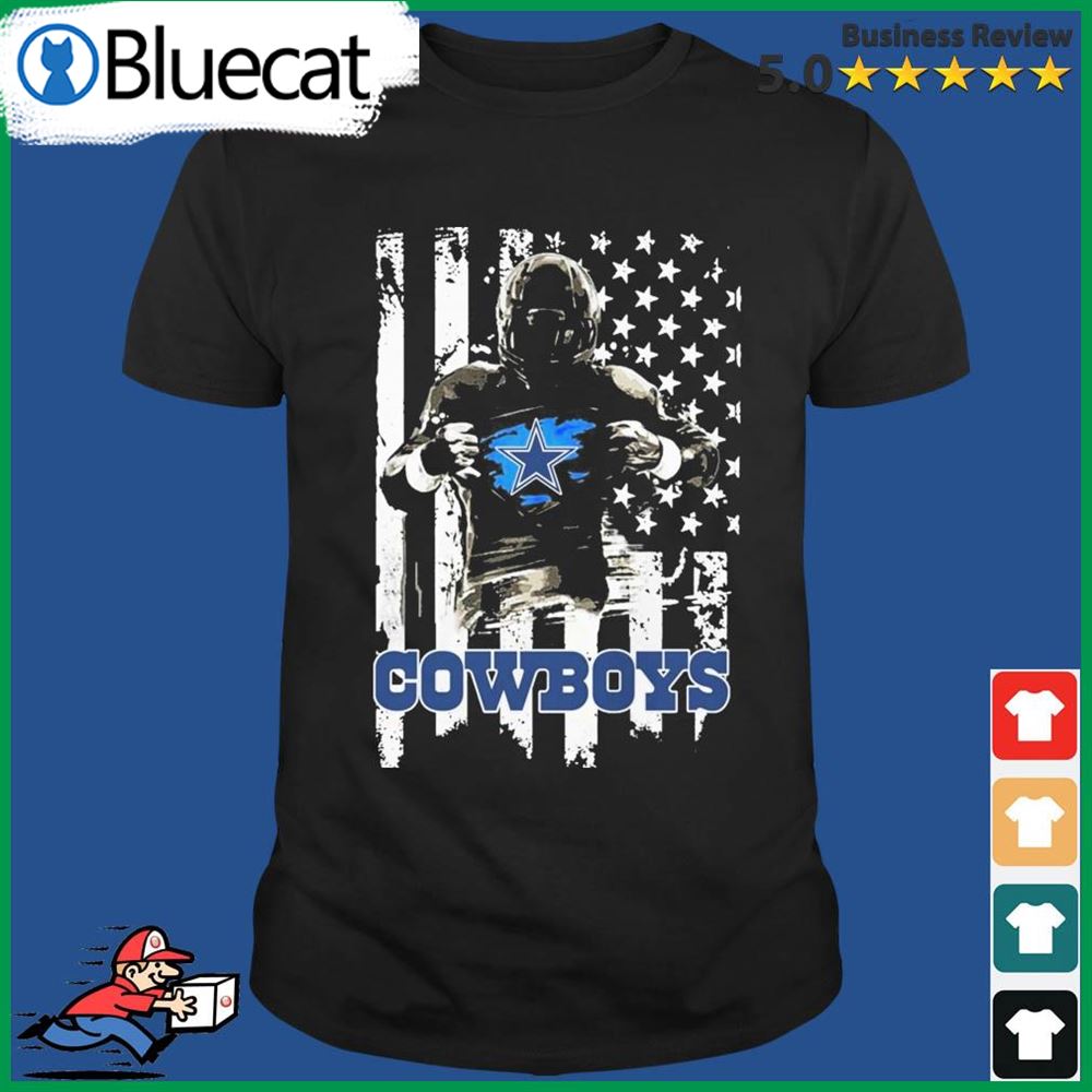 American Flag Blood Inside Me Dallas Cowboys Shirt