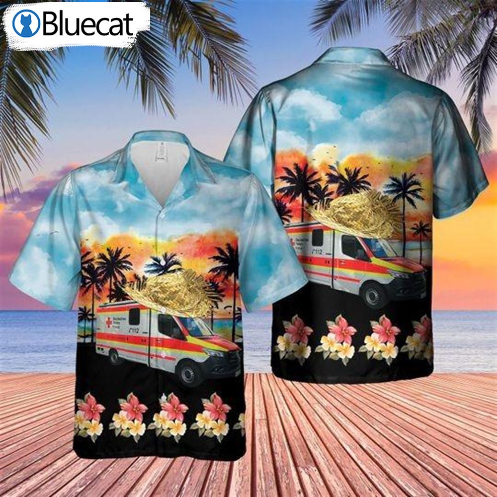 German Ambulance Aloha Hawaiian Shirt