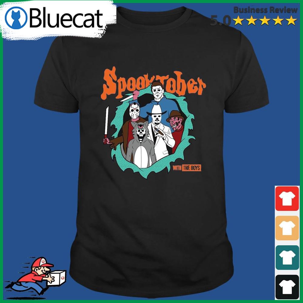Horror Characters Spooktober With The Boys Shirt