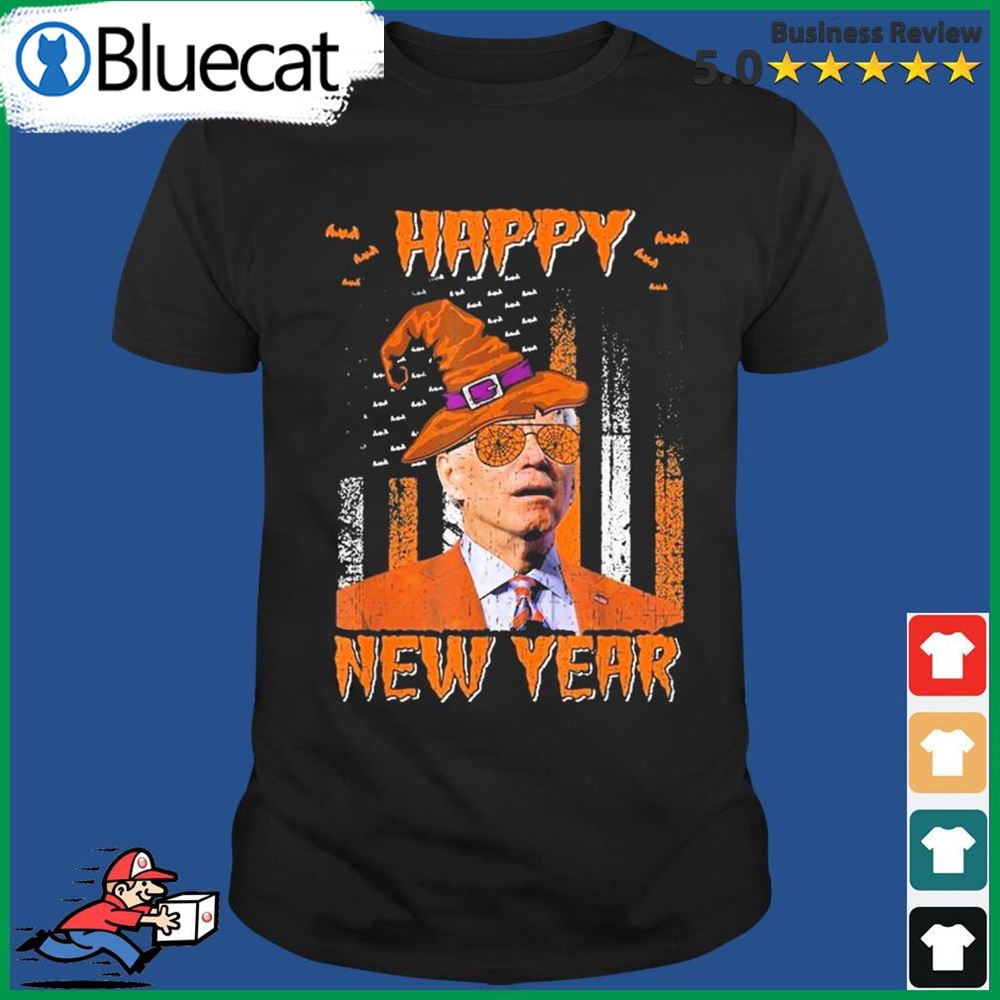 Joe Biden Confused Happy New Year Halloween T-shirt
