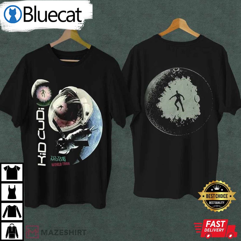 Kid Cudi X Nasa To The Moon World Tour 2022 T-shirt