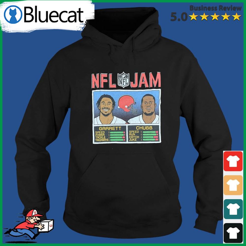 Nfl Jam Cleveland Browns Myles Garrett And Nick Chubb Shirt - Bluecat