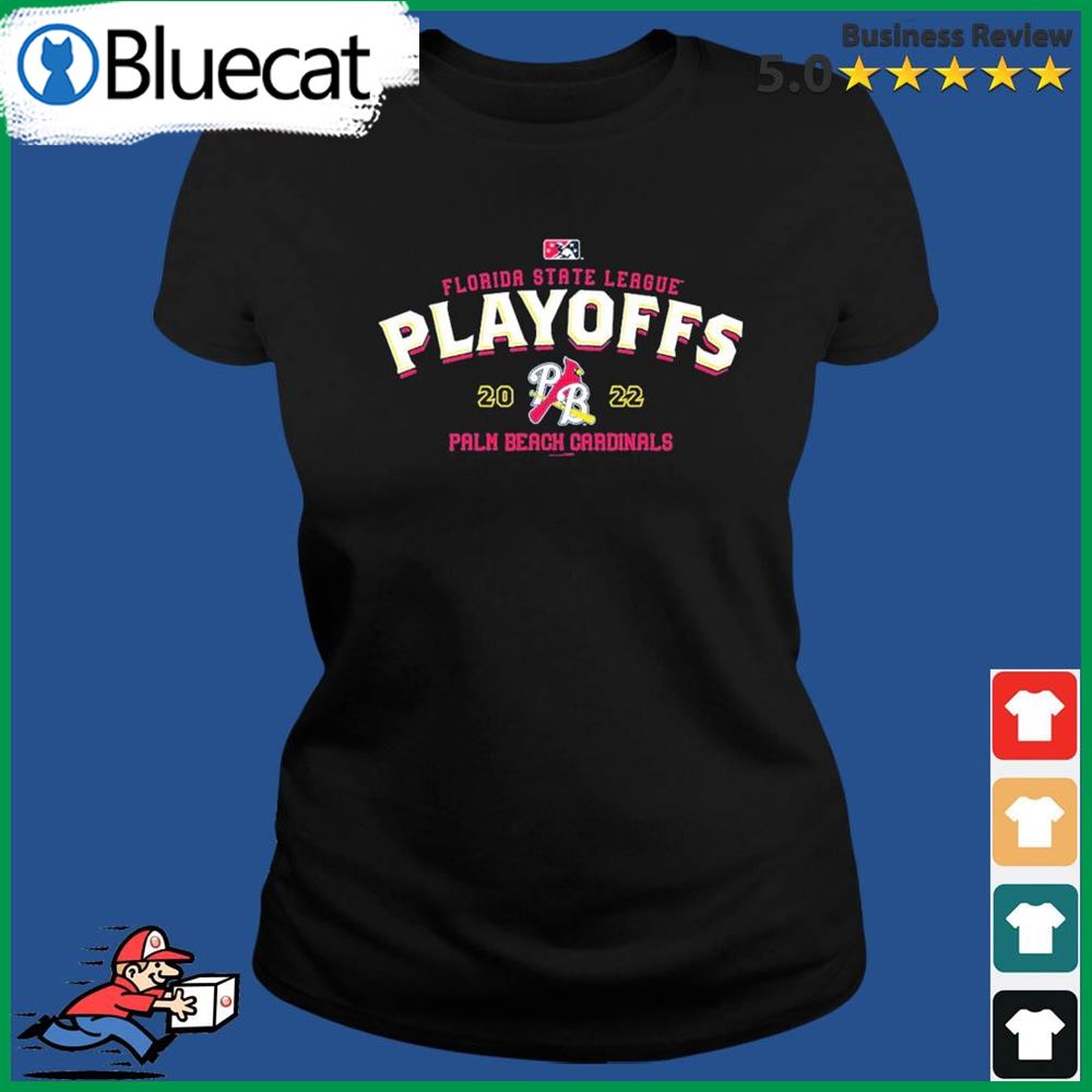 Palm Beach Cardinals 2022 Fsl Playoffs Shirt - Bluecat