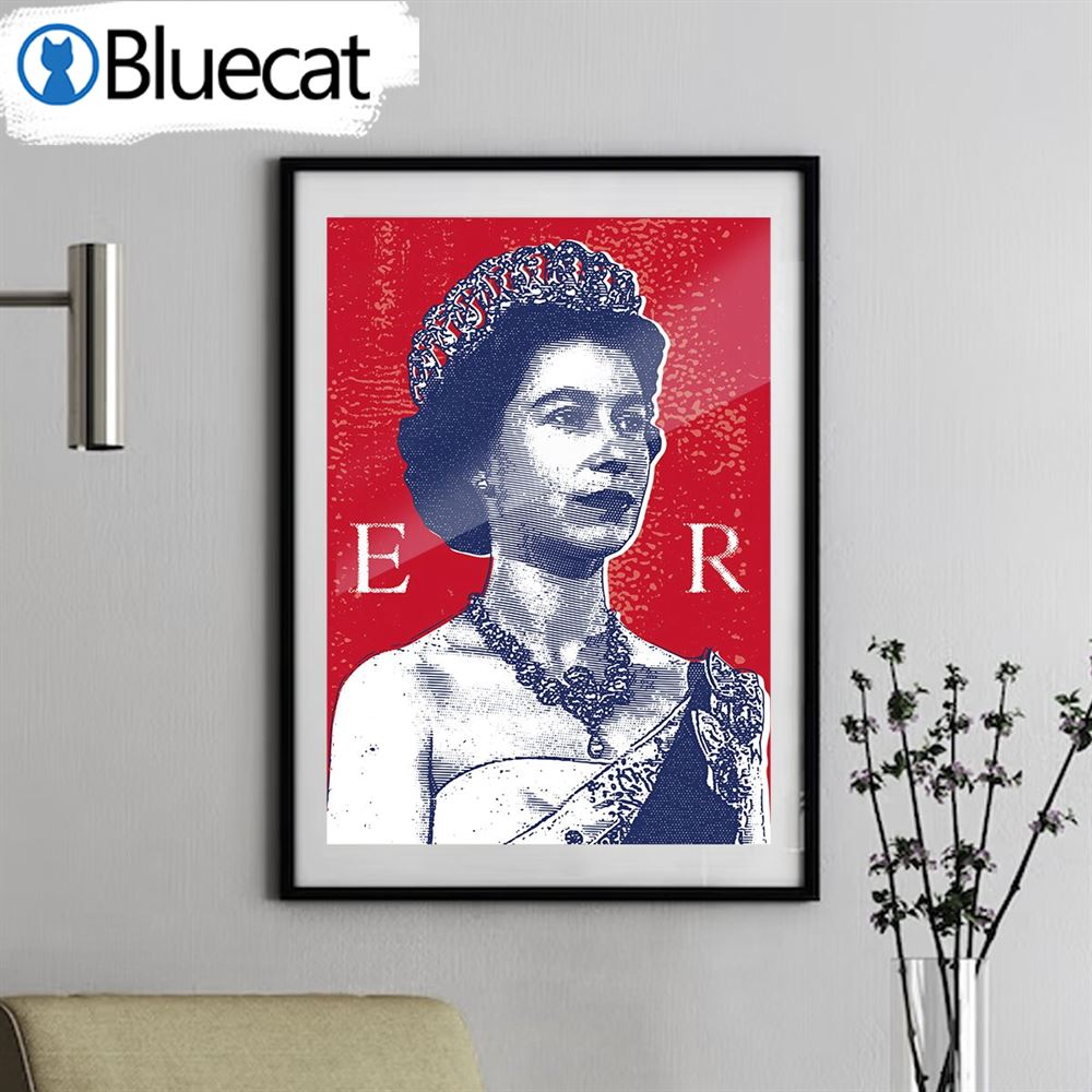 Rip Queen Elizabeth Poster United Kingdom