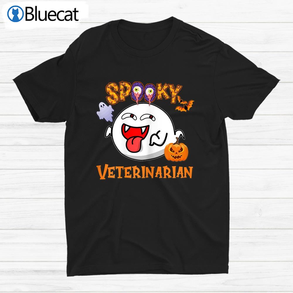 Spooky Veterinarian Boo Halloween Shirt