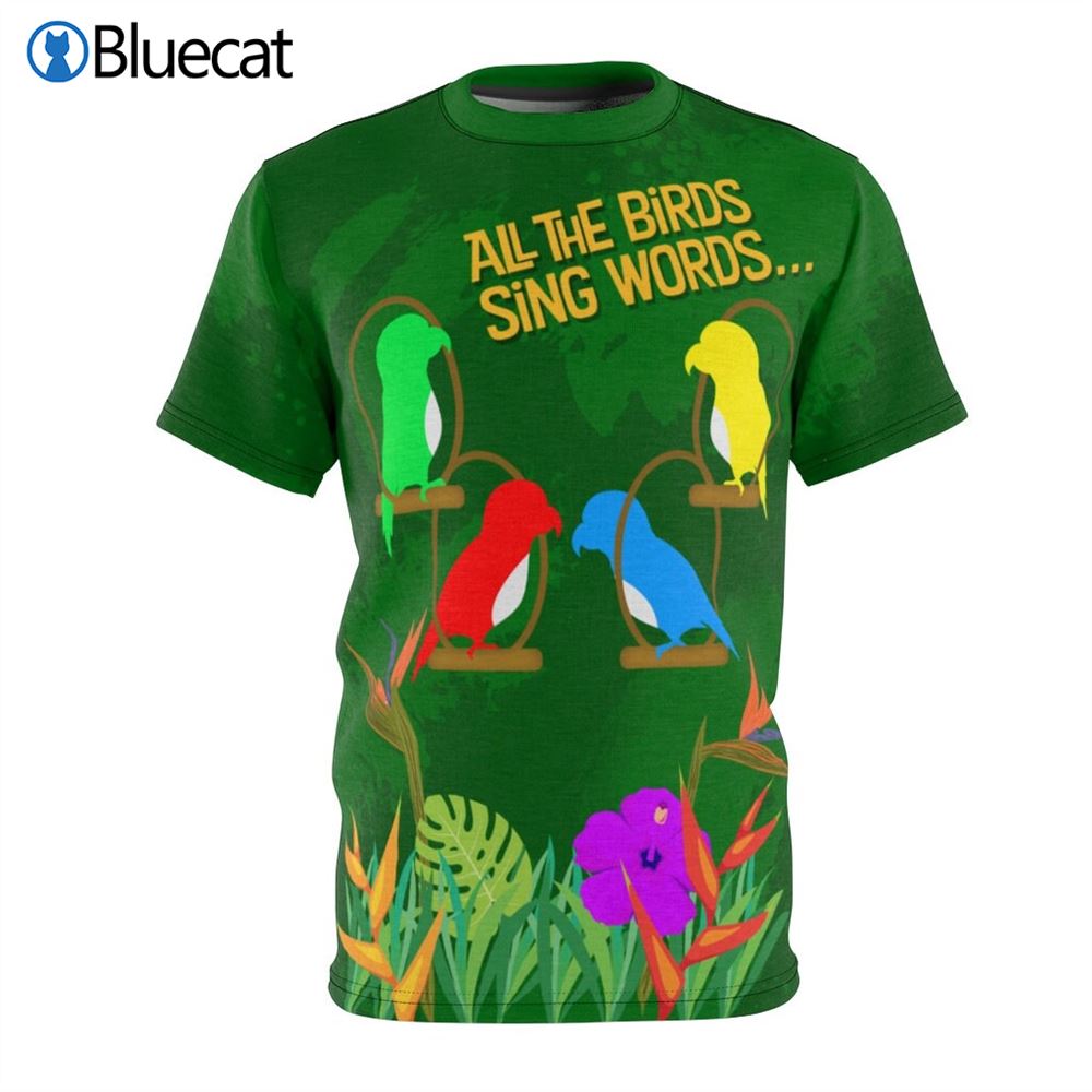 Tiki Room Birds Unisex Shirt All Over Print Running Costume Shirt