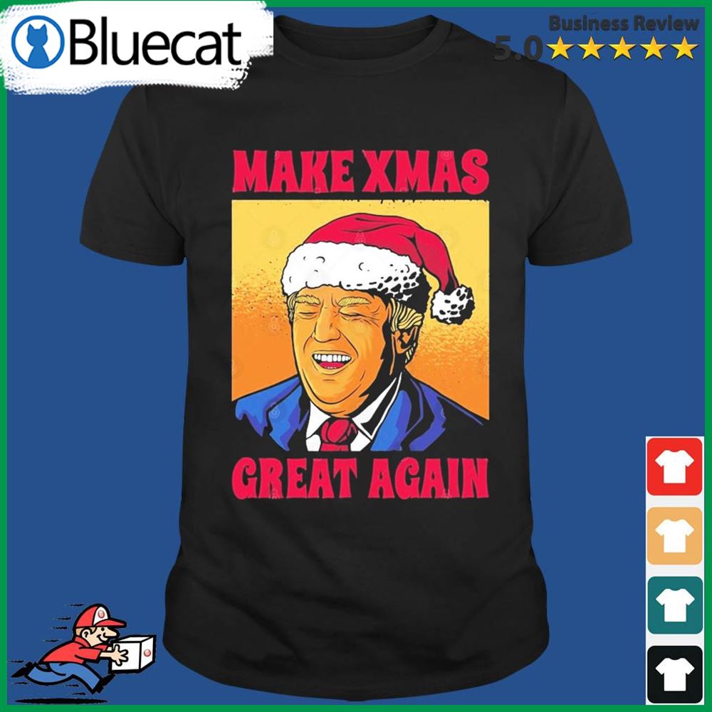 Trump Santa Claus Make Xmas Great Again Shirt