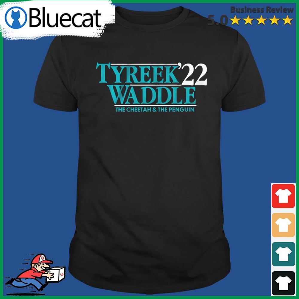 Tyreek Waddle 22 The Cheetah And The Penguin Shirt
