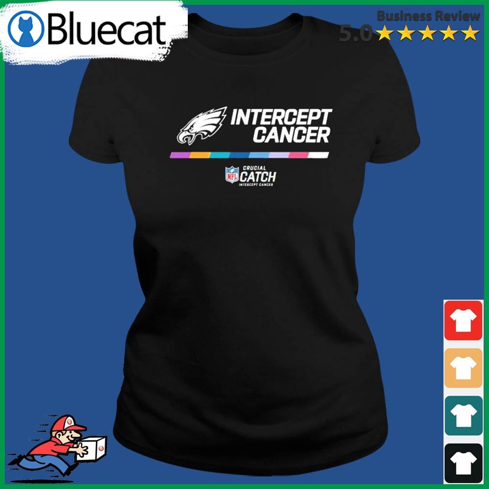 Philadelphia Eagles Intercept Cancer Crucial Catch shirt, hoodie