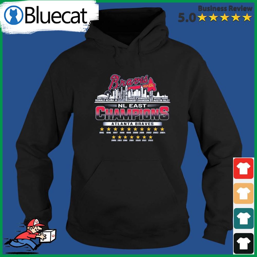 Atlanta Braves Skyline 2022 Nl East Division Champions Shirt - Bluecat