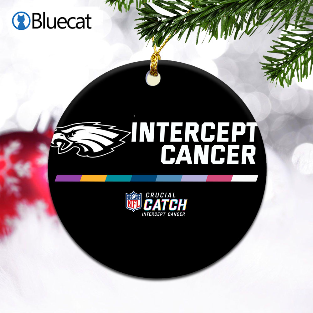 Philadelphia Eagles-Intercept Cancer Eagles 2022 Nfl Crucial Catch