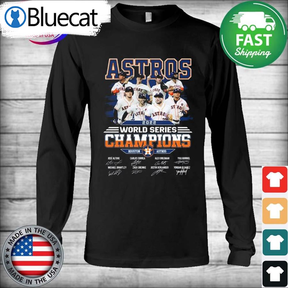 2022 world series champions Houston Astros star shirt