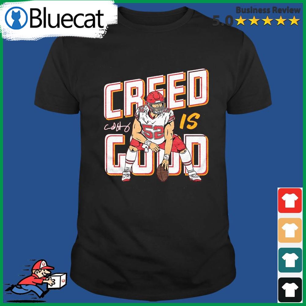 Kansas City Chiefs Creed Humphrey Is Good Signature Shirt - Bluecat