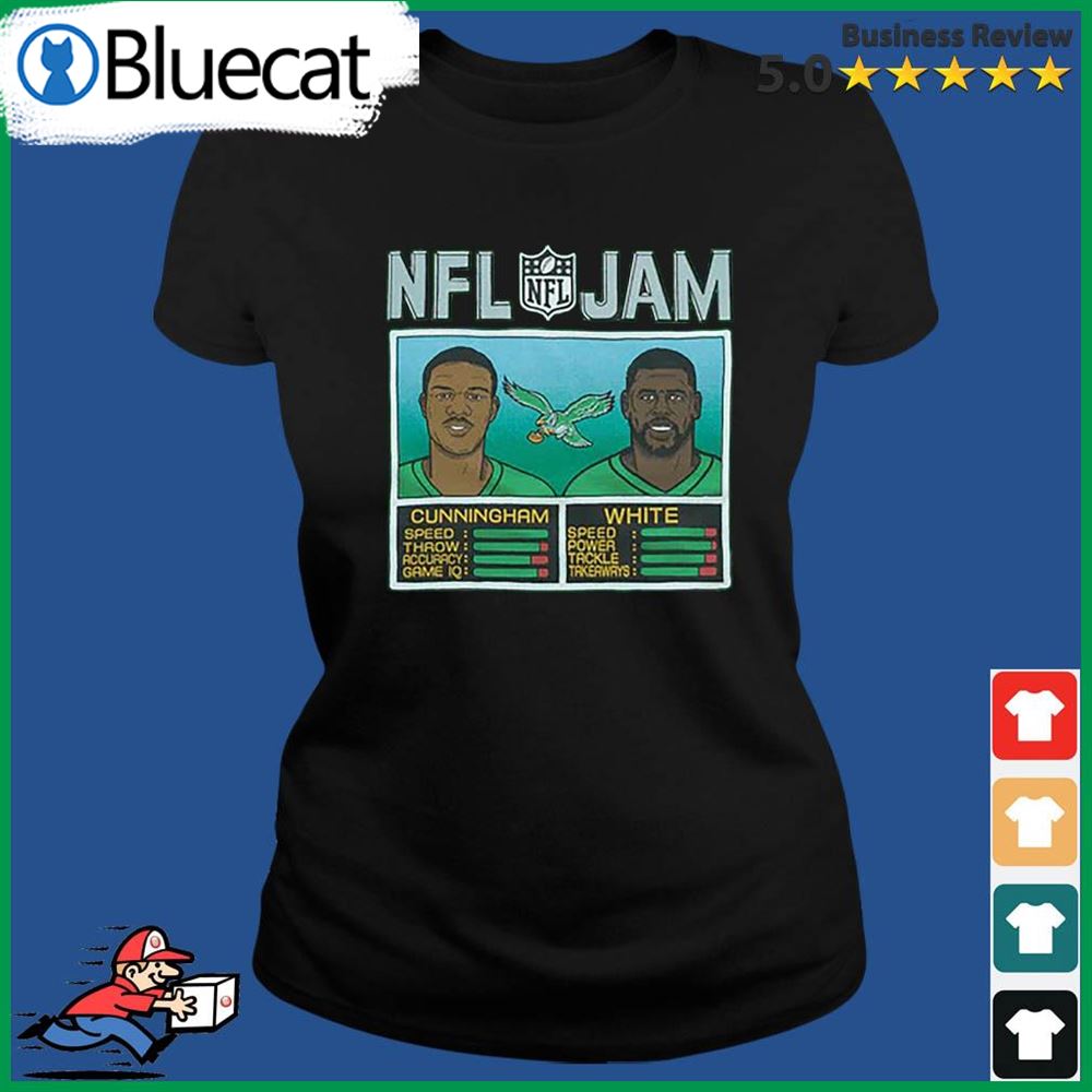 NFL Jam Philadelphia Eagles Randall Cunningham And Reggie White shirt -  Limotees