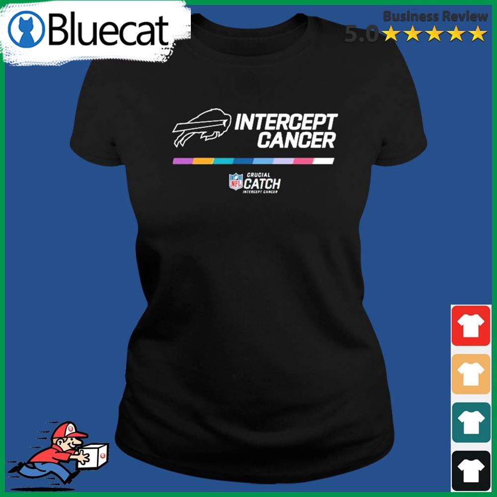 Buffalo bills intercept cancer 2022 nfl crucial catch shirt