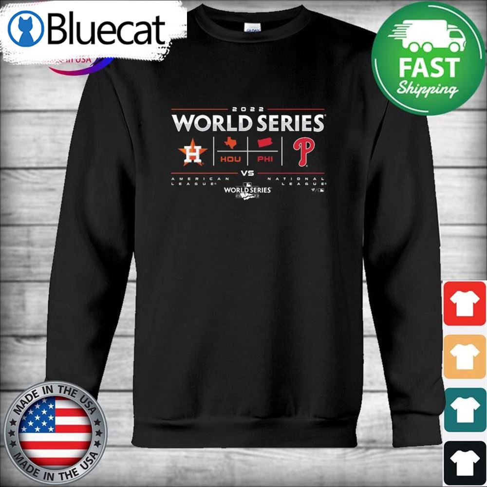 Houston Astros vs Philadelphia Phillies 2022 world series t-shirt